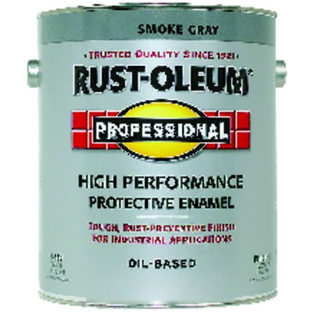 Rust-Oleum Interior/Exterior Paint, Gloss, Oil Base, Smoke Gray, 1 gal K7786-402